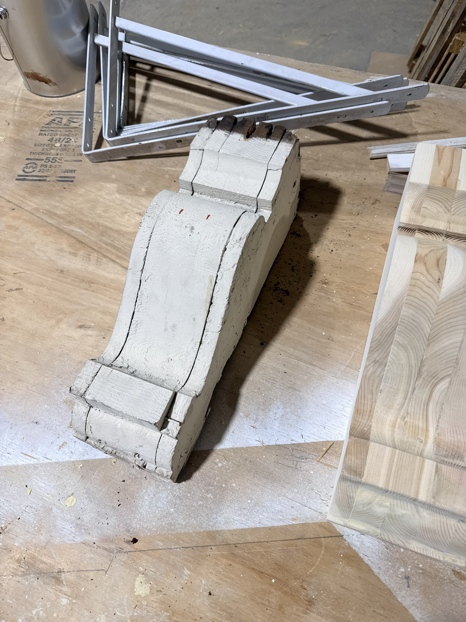 Corbel for historic roof restoration