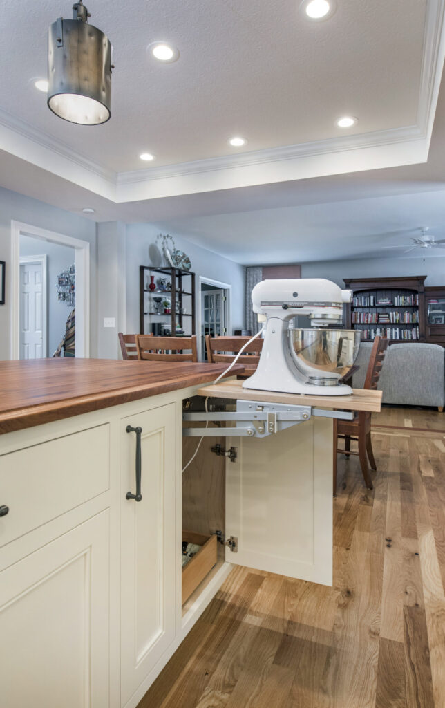 kitchen hidden cabinetry