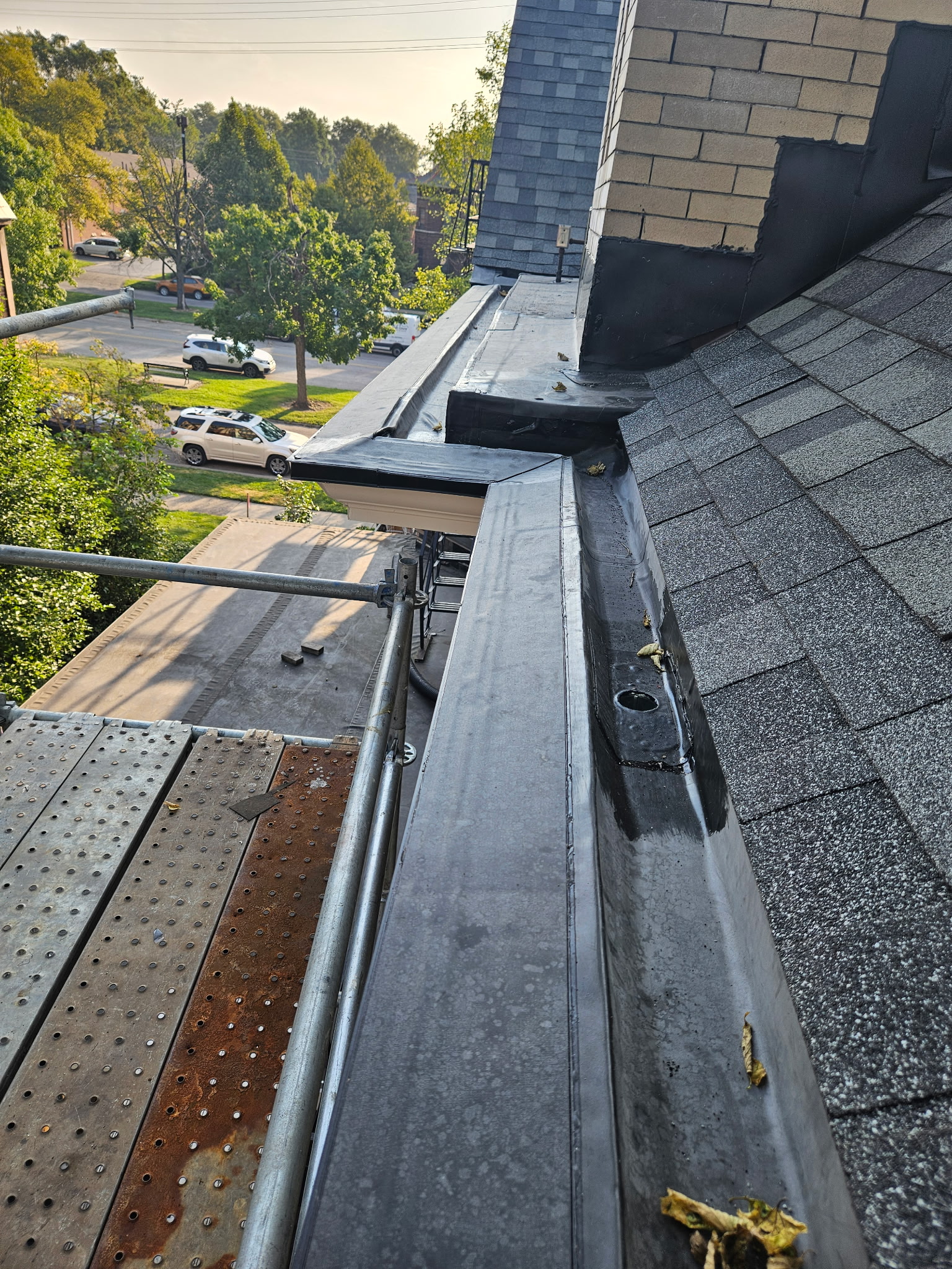 Historic roof and chimney restoration