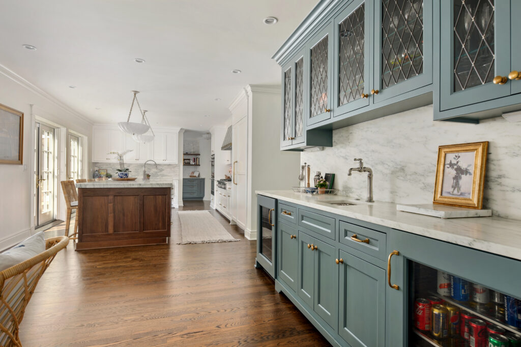 Wood floor kitchen