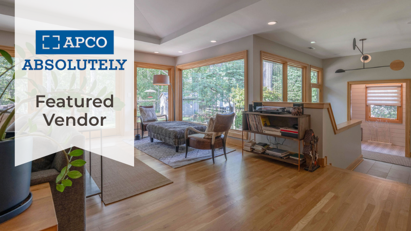 Windows put in by APCO with APCO logo