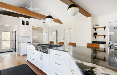 Kitchen Island with Built In Cooktop