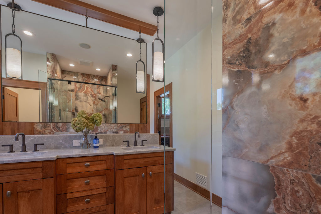 Interior renovation vanity