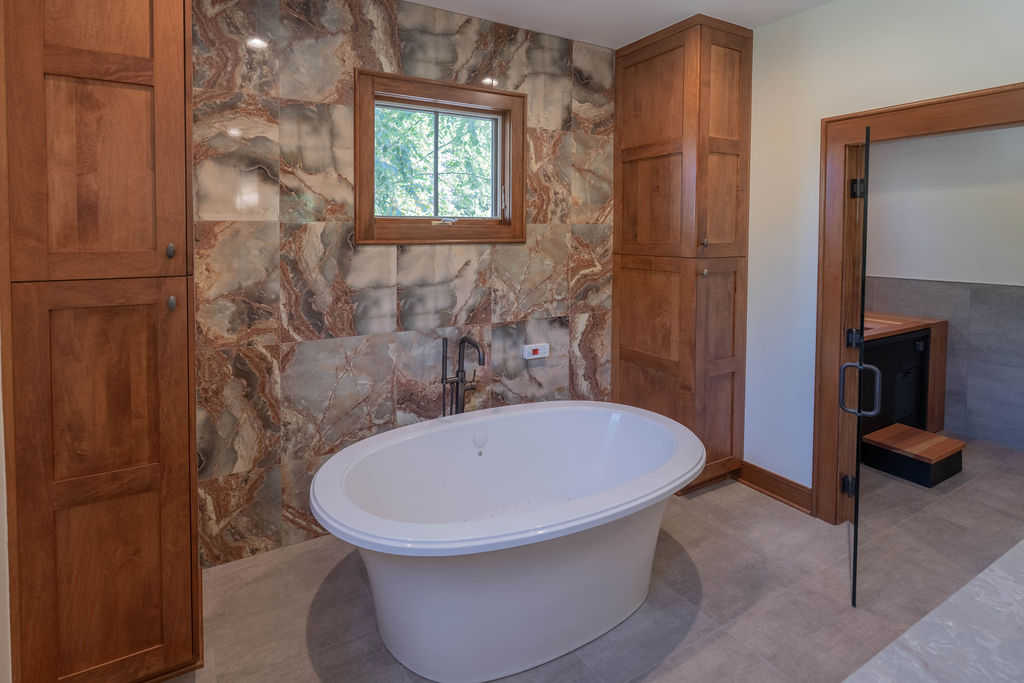 Interior renovation bath