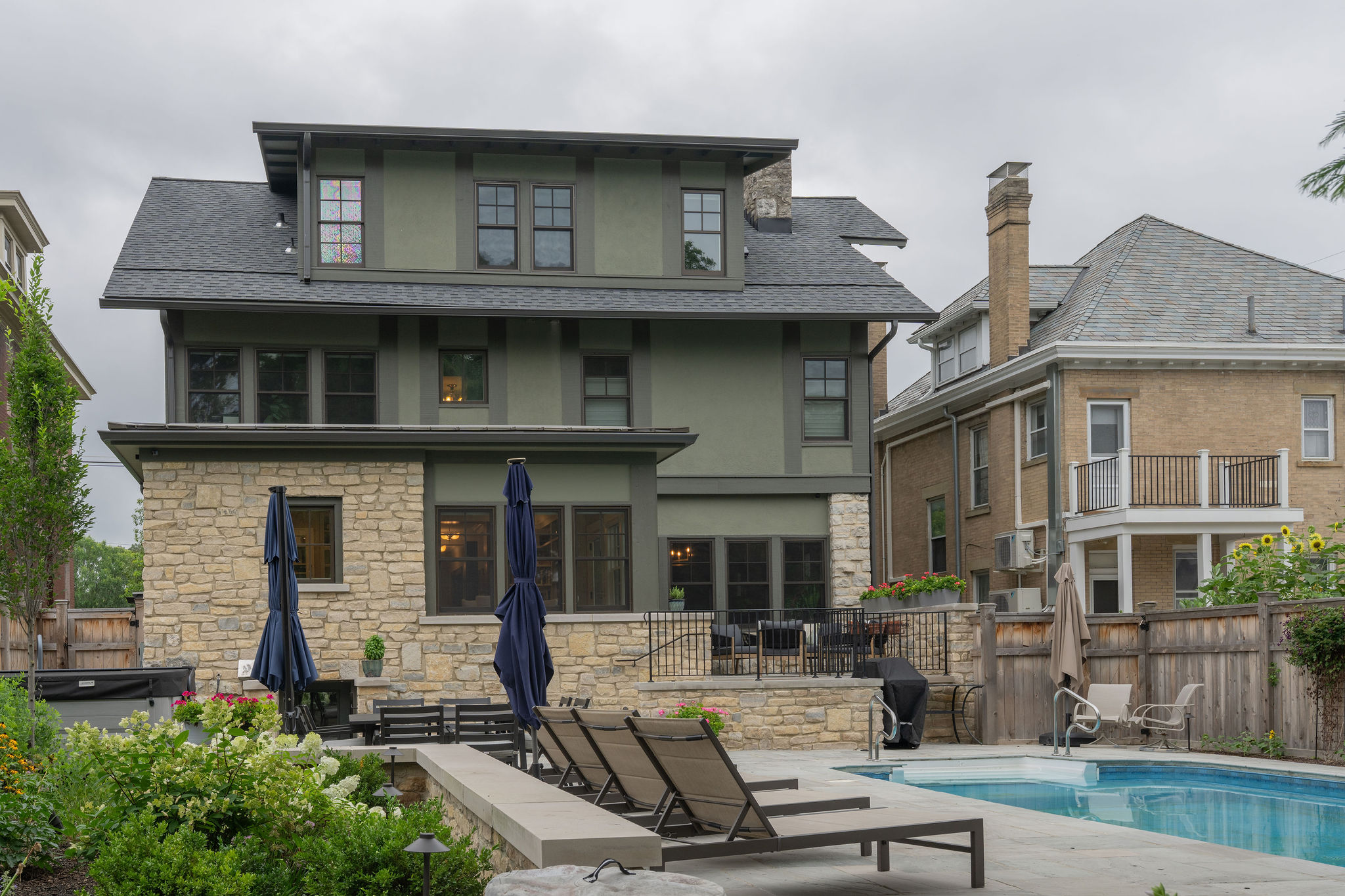 Historic home backyard addition