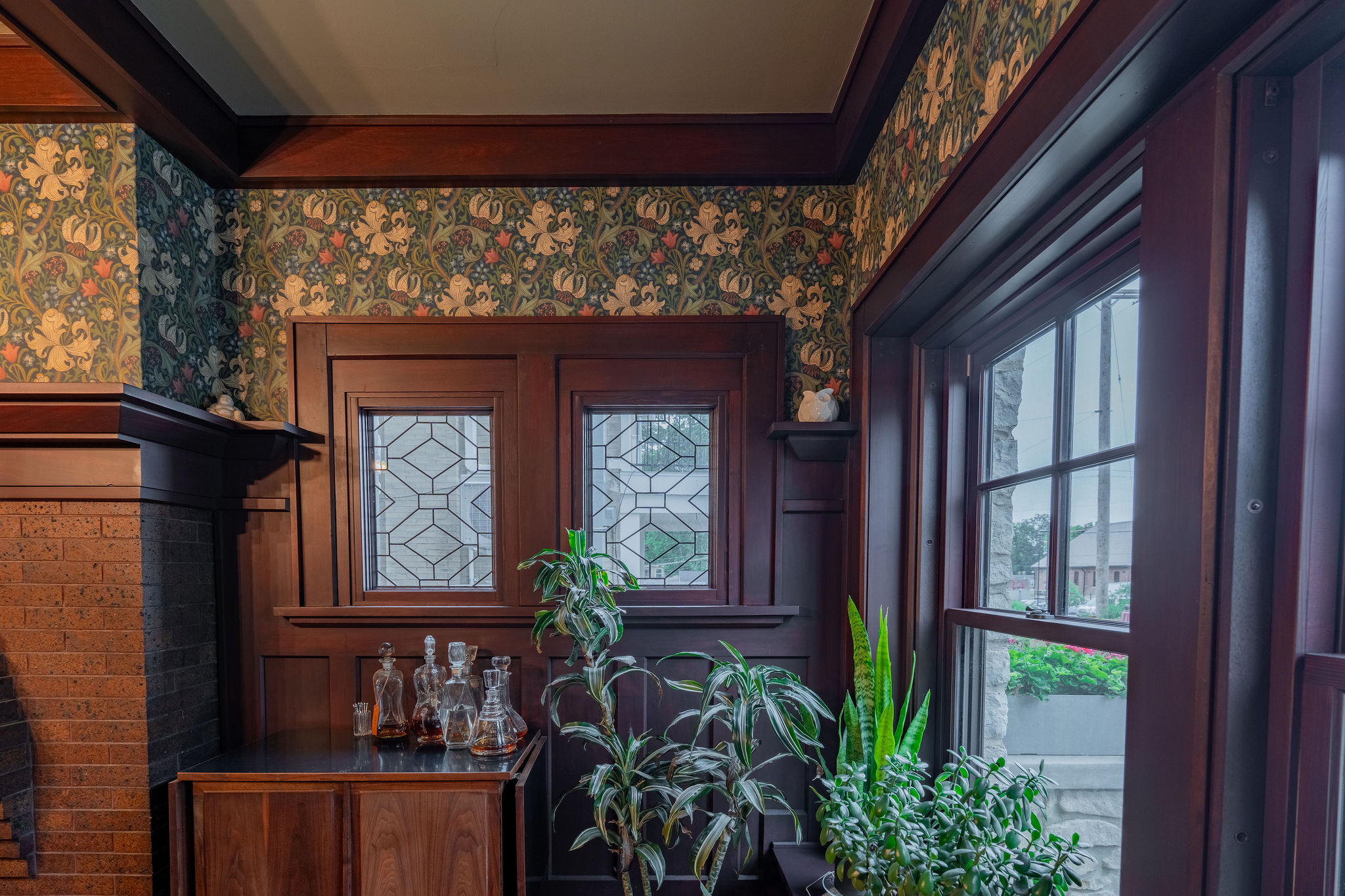 Preserved Woodwork in Historic Home