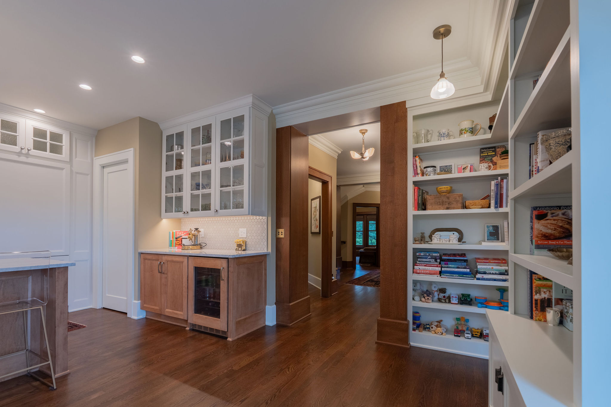 Added storage in kitchen