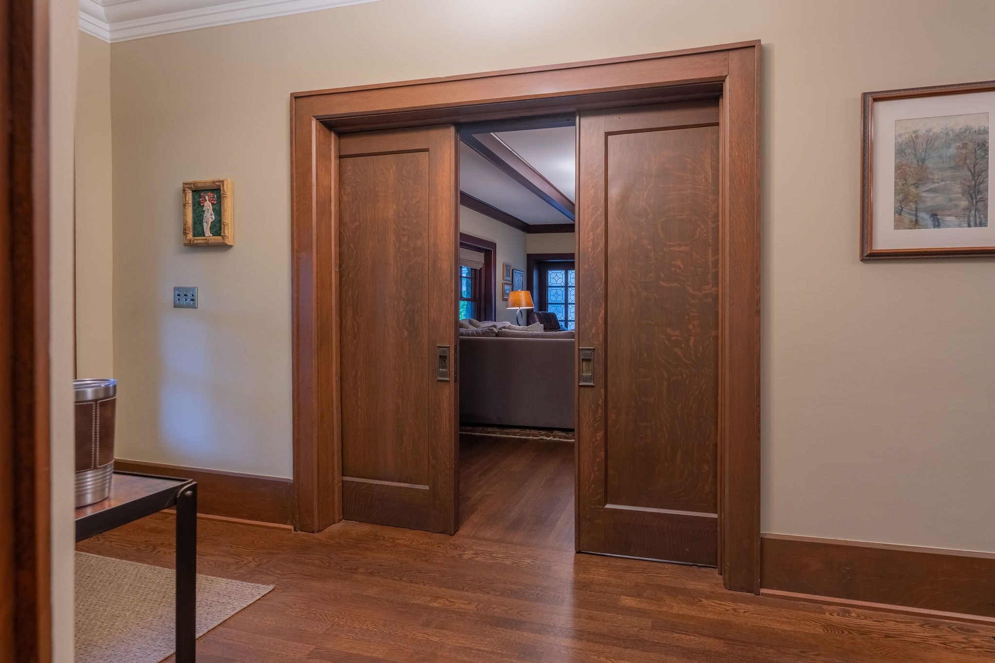 Pocket doors in Historic home