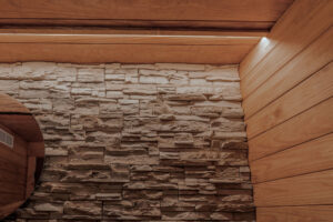 exposed stone