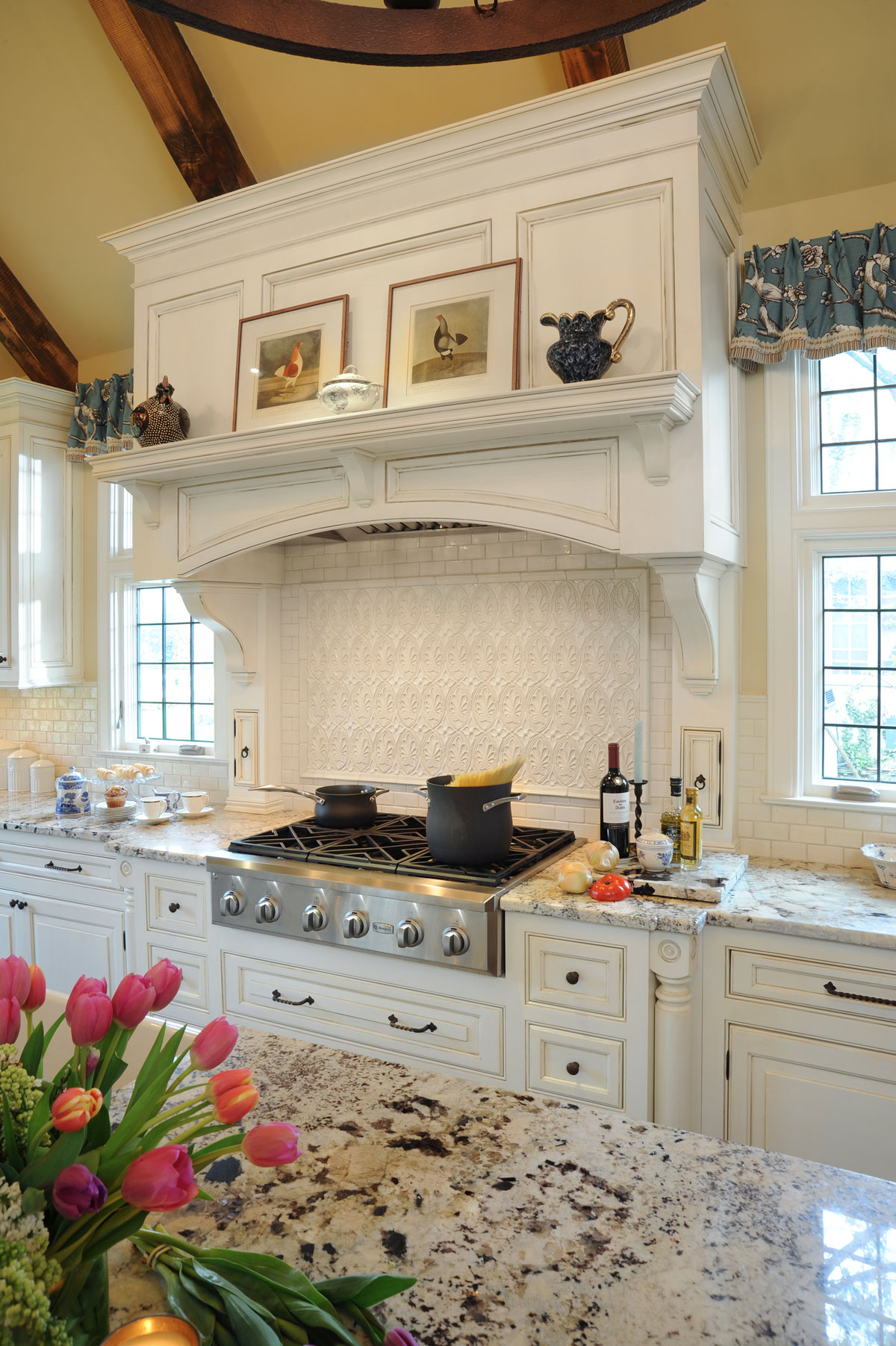 Bexley Kitchen Remodel with statement range hood
