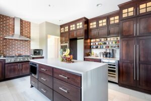 Layered Kitchen Lighting Transom