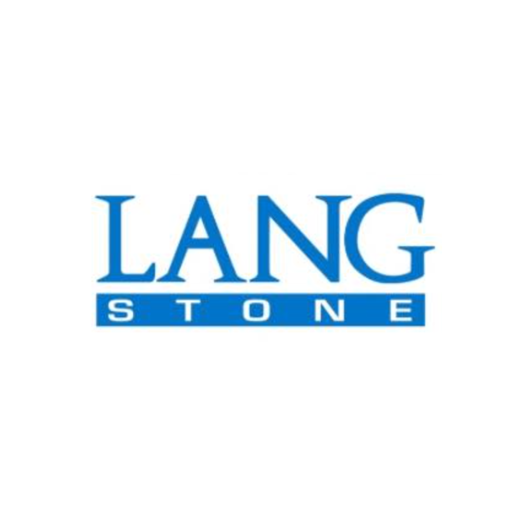 Lang Stone logo in blue