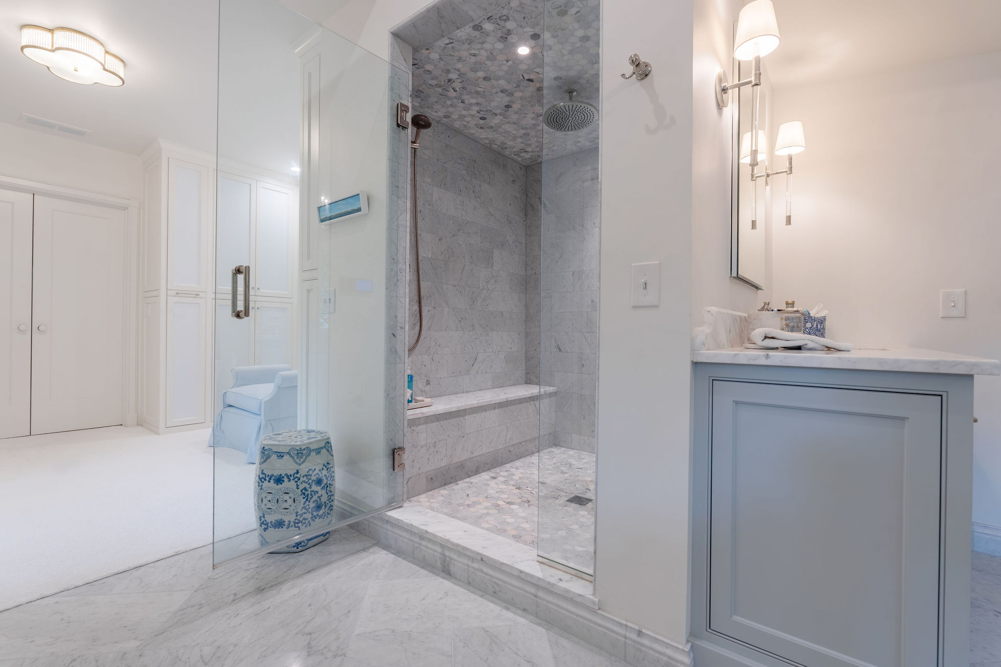 Primary custom shower