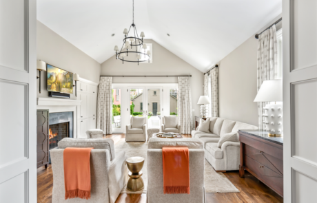 Living Room Addition with Fireplace