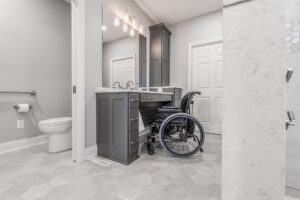 Accessible vanity