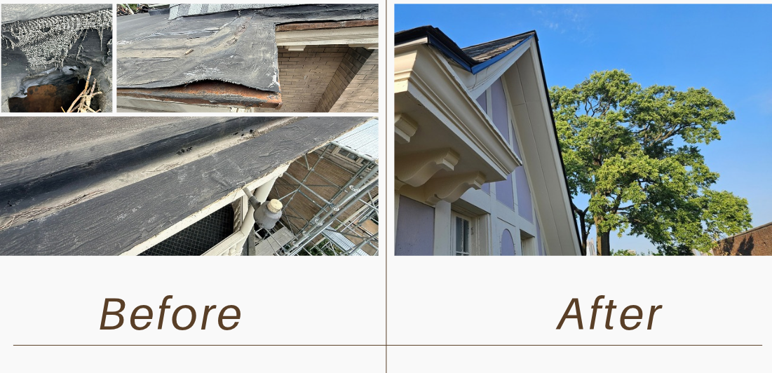 Before and After Roof Restoration