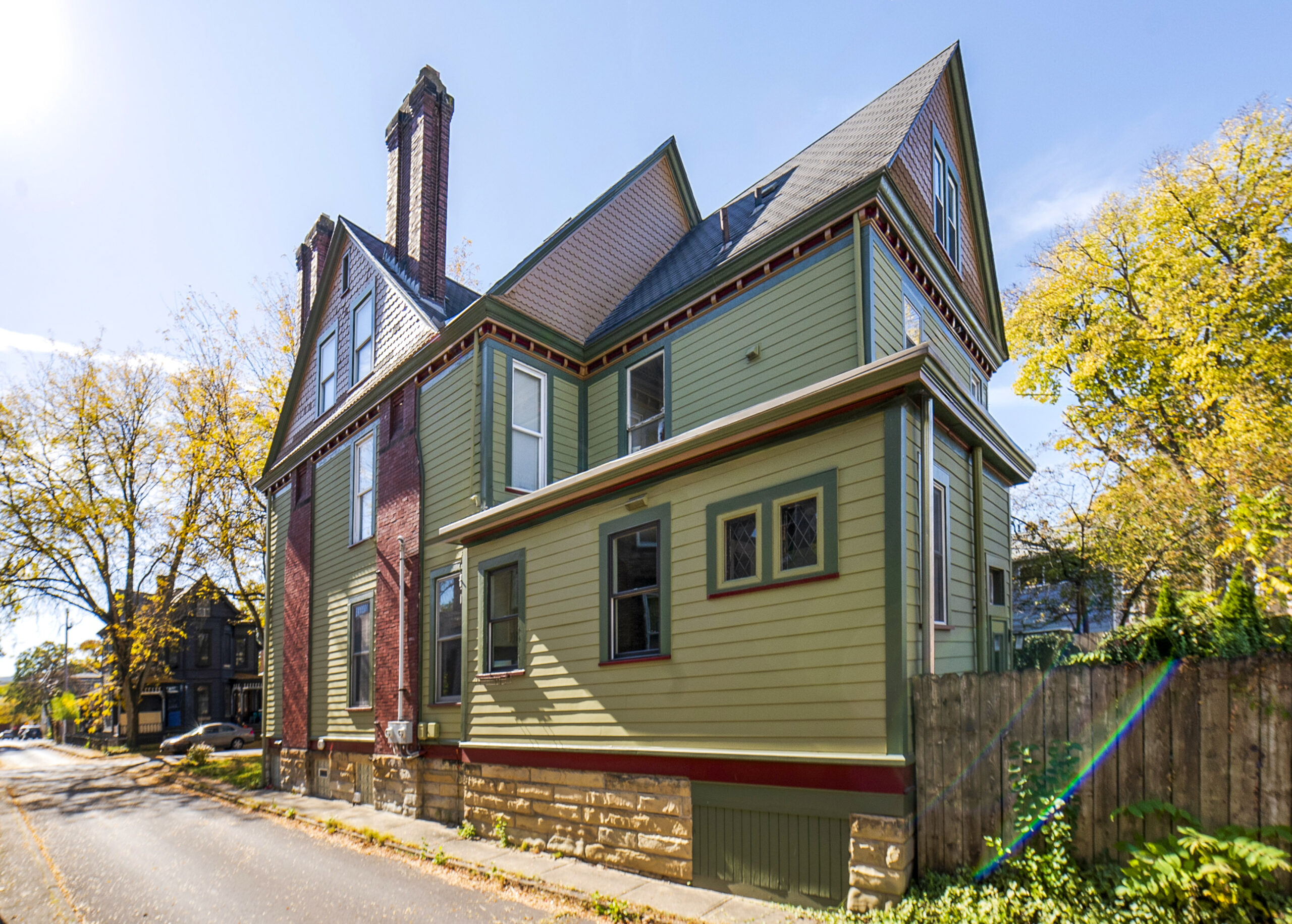 Residential exterior side view