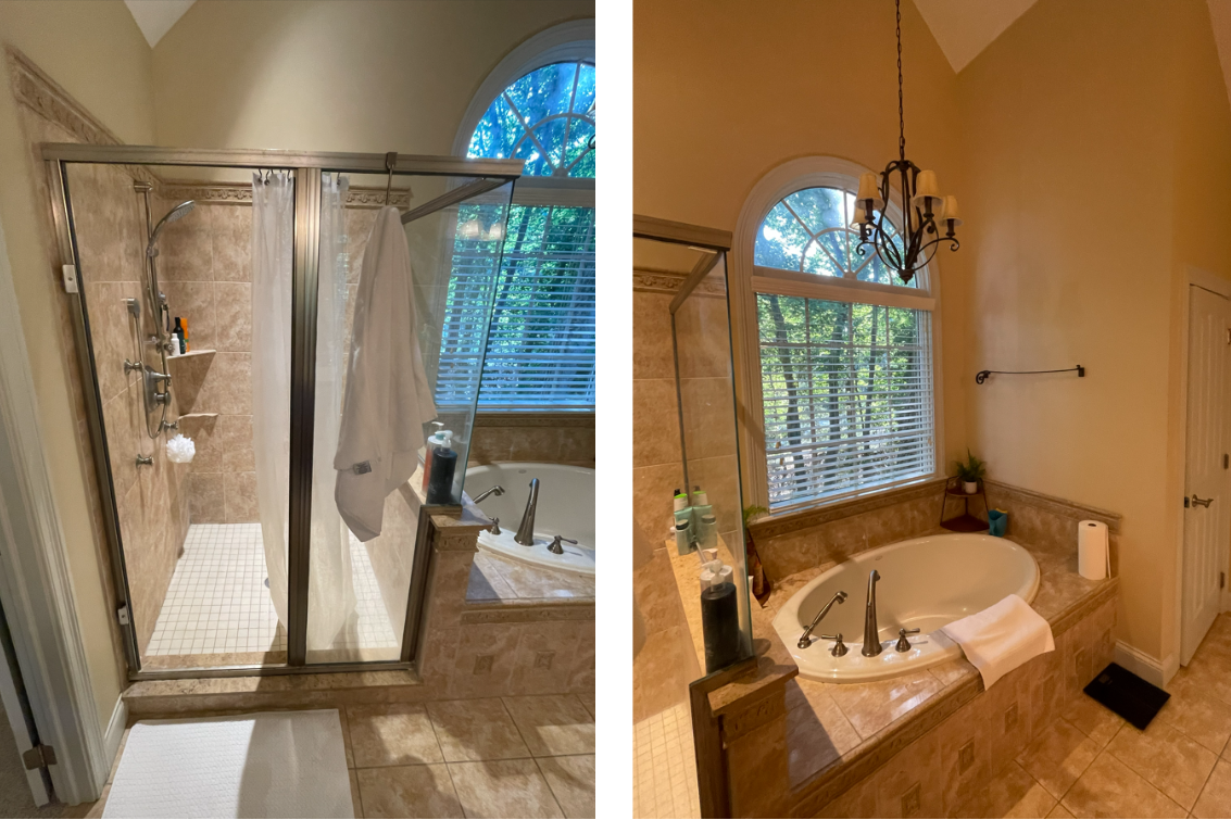 Shower before remodel